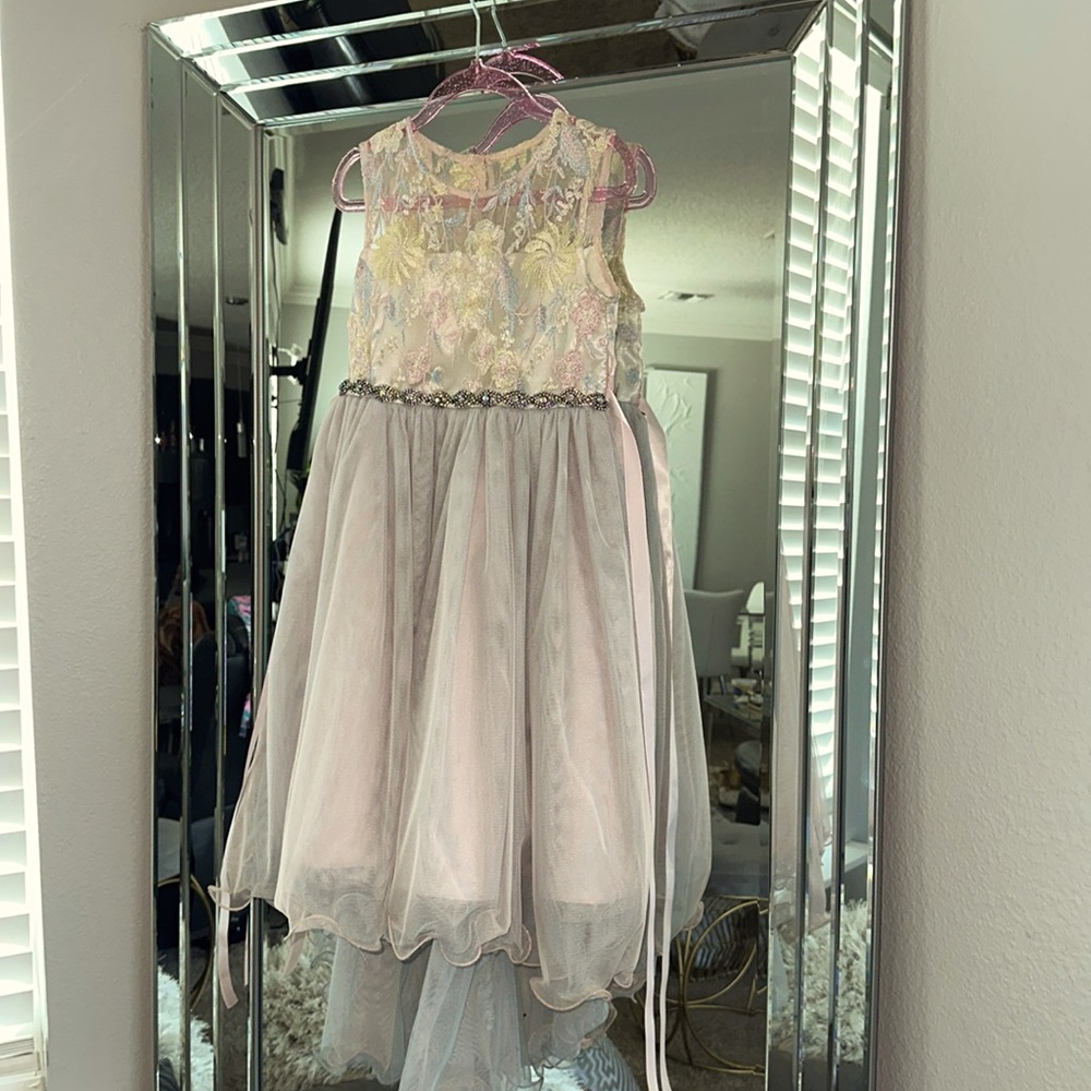 Lace floral dress